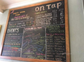 Cabinet Mountain Brewing Company menu