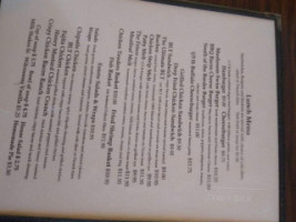 Northern Pacific Beanery menu