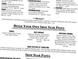 Iron Star Pizza Company menu