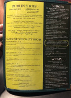 The Dublin Pub menu