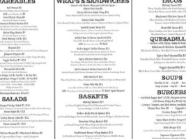 Boyne City Tap Room menu