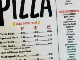 Pizza House menu