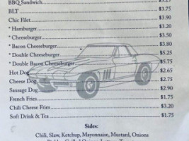 Eric's Grille menu