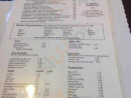 Nickel's Diner menu