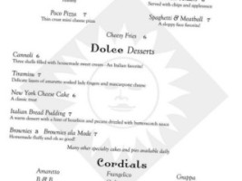 Bella Cucina menu