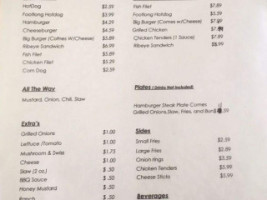 Mankins Causeway Cafe menu