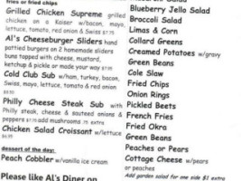 Al's Diner menu