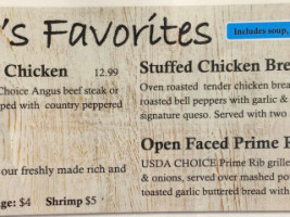 Ike's Place menu