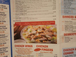 Tony's Pizza menu