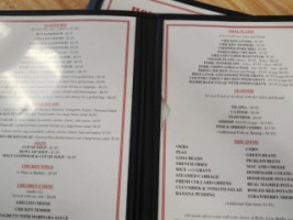 Hometown Cafe menu