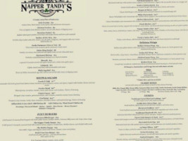 Napper Tandy's Public House And menu