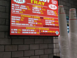 Cook Out menu