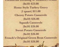 Port-a-pit -b-que menu