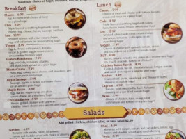 Everything Bagels menu