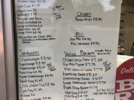 Lakers Drive-in menu