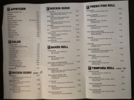 Sushi Kinoya menu