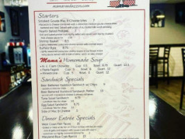 Mama Randazzo's Pizzeria menu