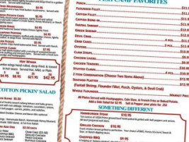 Cotton's Seafood Of Lincolnton menu