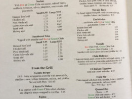 Carlito's Burritos menu