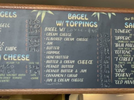 The Bagel Shack menu