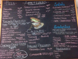 Tuscany Pizzeria Deli menu