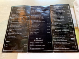 Woo Chon Korean Bbq menu