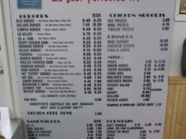 Campus U-tote-em menu