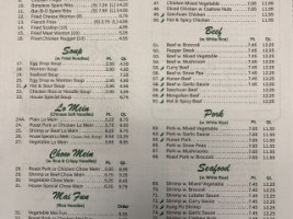 Chinese Kitchen menu