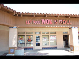 Lettuce Wok N Roll menu