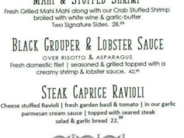 Hilltop Fish Fare Steakhouse menu