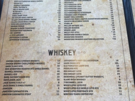 Brick Bourbon menu