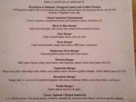 Westside Grill menu