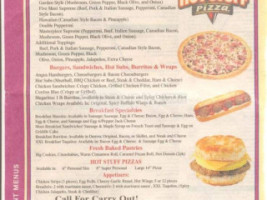 Hot Stuff Pizza menu