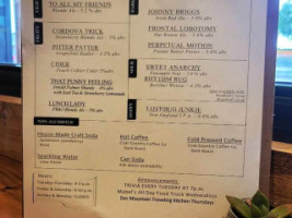 Dialectic Brewing menu