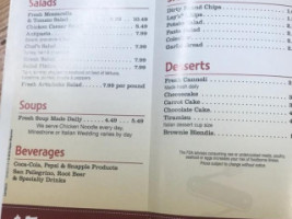 Rj's Deli And Store menu