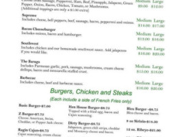 The Ridge menu