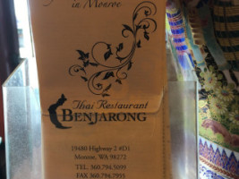 Benjarong Thai menu