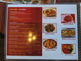 Jeya's Kitchen South Indian menu