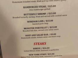 Kountry Korner Cafe menu