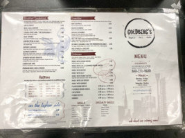 Goldberg's New York Bagel Deli menu