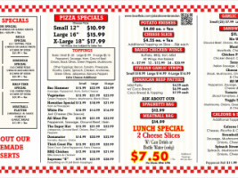 Pizza Haven menu