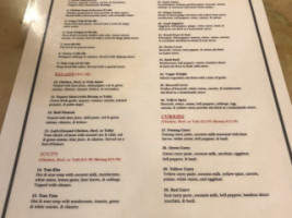 Cherry Street Thai menu