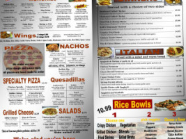 Kelli's Too menu