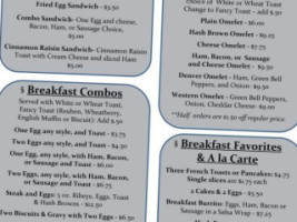 Loup City Diner menu