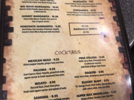 Super Mex menu