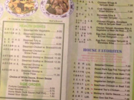 Win Win Express menu