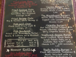 Little Red Schoolhouse menu