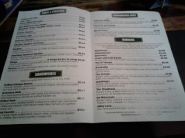 Overtime Grill Pub menu