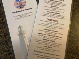 Hi-point Pub menu