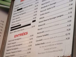 Sarge's Boulevard Pizza menu